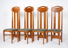 Four Rennie Mackintosh Designed High Back 'Argyle' Dining Chairs