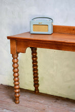 Victorian Bobbin Turned Oak Console Table