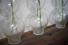 Trio Of Vintage Glass Bubble Vases