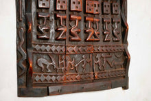 Antique African Folk Art Carved Granary Door
