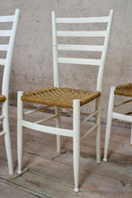 Set Of 6 Vintage Italian Dining Chairs In The Style Of Gio Ponti