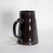Gladstone Pottery Black Ceramic Glazed Jug