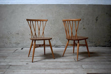 Vintage Ercol Chiltern Candlestick Elm Dining Chairs - Set of 4