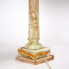 Vintage Onyx Colmn Table Lamp