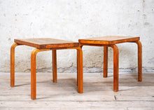 Reserved-Pair Of Rare Side Tables By Alvar Aalto For Finmar