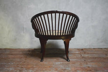 Antique Edwardian Mahogany Library Chair