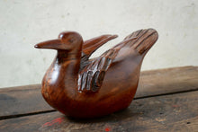Antique Carved Wooden Bird