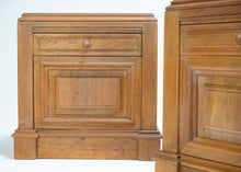 Chunky French Oak Bedside Tables