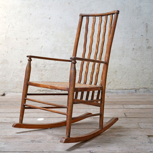 Antique Arts & Crafts Rocking Chair Liberty London