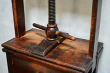 Antique 19th Century Book Press Table