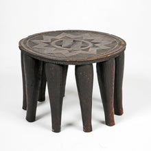 Hand Carved Wooden "Nupe Tribe" Stool