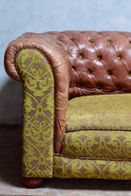 Antique Leather Victorian Chesterfield Sofa
