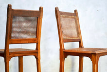 Pair of 20th Century Colonial Teak Dining Chairs