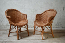 Pair Of Vintage Cane Chairs