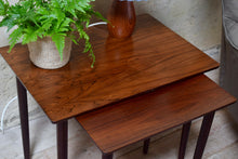 Mid Century Rosewood Danish Nest Of Tables By Bramin