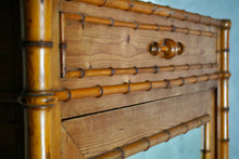 Antique French Faux Bamboo Wardrobe