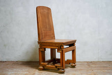 Vintage Ecclesiastical Gothic Revival Priests's Chair