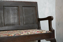 Antique 18th Century Oak English Settle
