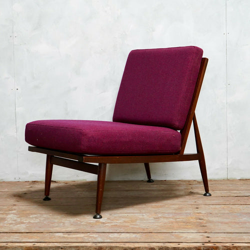 Vintage Mid Century Teak Lounge Chair