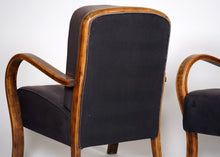 Bentwood Halabala Style Armchairs