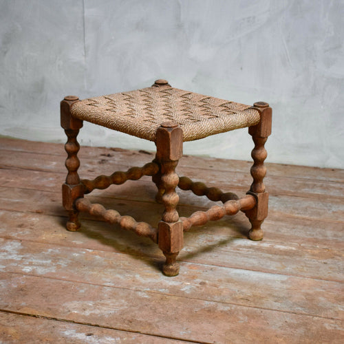 Vintage Bobbin Turned Stool