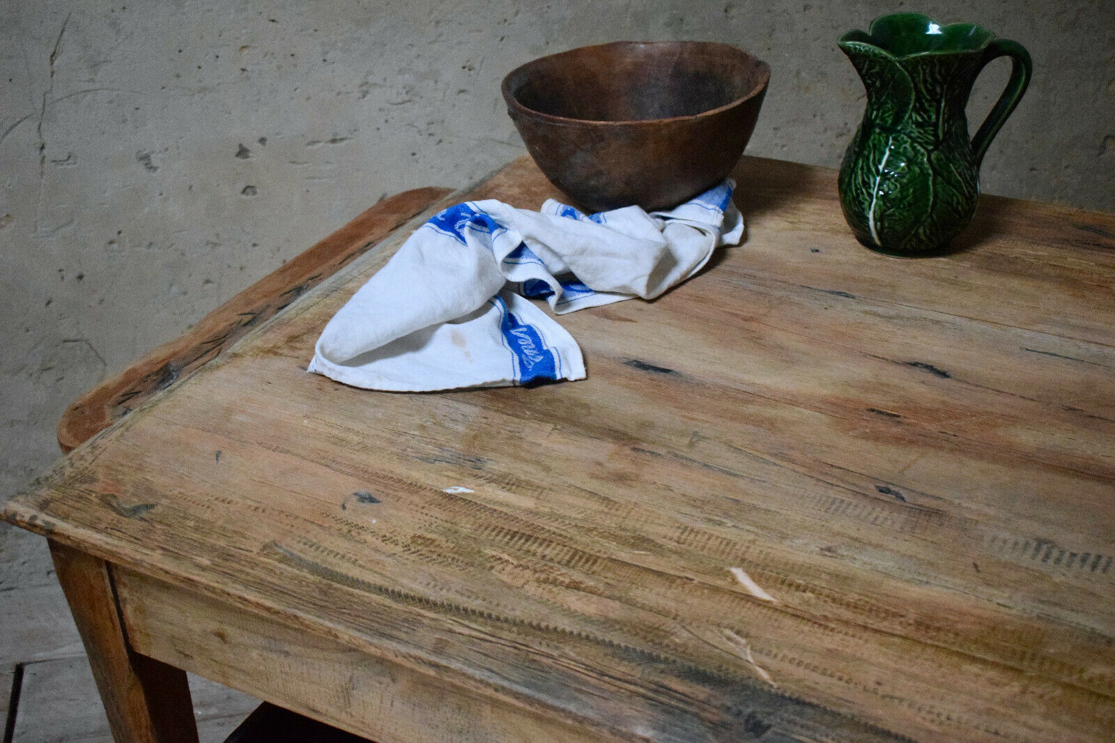 Antique Rustic Bakers Bread Prep Table – Stowaway London