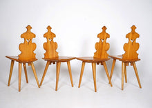 Set Of 4 Tiroller Chairs By Cepelia, 1960