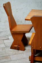 Brutalist Dining Table And Chairs
