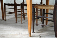 Antique Yew Wood Farmhouse Dining Table