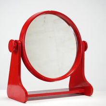 1980s Dutch Red Vanity Mirror