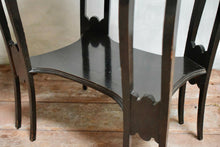 Edwardian Side Table With Removable Scalloped Edge Tray