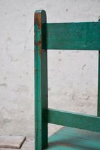 Vintage Green Teal Bench