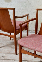 Set Of Six Mid-Century Danish Teak Dining Chairs