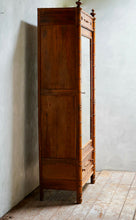 Antique French Faux Bamboo Wardrobe Armoire