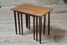 Mid Century Rosewood Danish Nest Of Tables By Bramin
