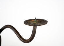 Forged Iron Free Form Candle Stand