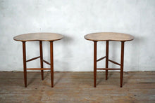 Mid Century Kidney Shaped Side Tables