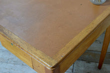 Solid Oak 1950's MOD Desk
