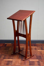 Mid Century Teak Lecturn With Makers Plaque