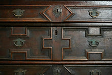 Antique 17th Century Oak Chest Of Drawers