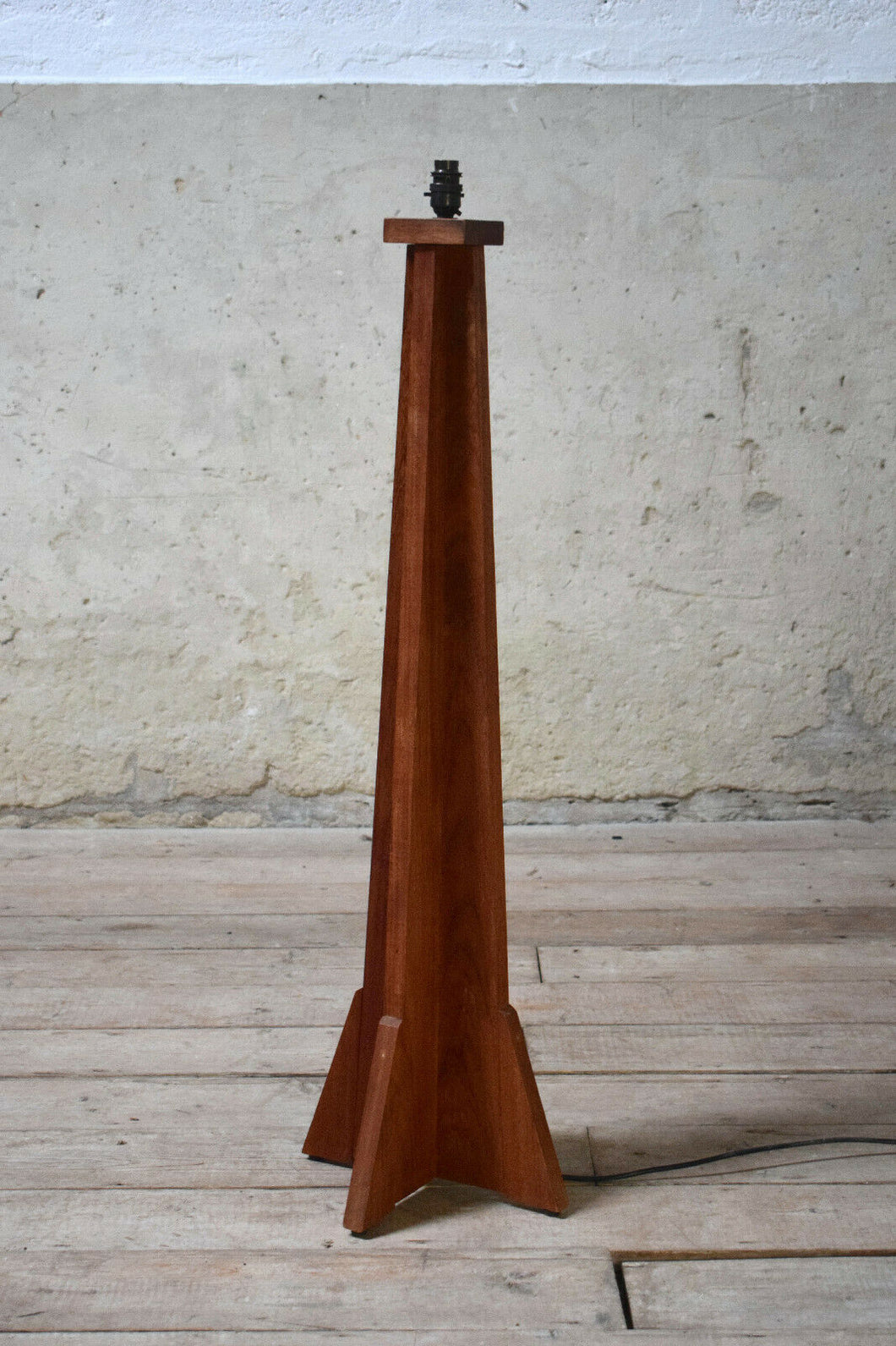 Vintage Teak Floor Standing Lamp