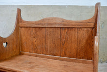 Antique Arts and Crafts Oak Bench Possibly E.A Taylor - Wylie and Lochhead