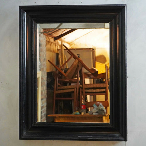 Antique Ebonised Mirror