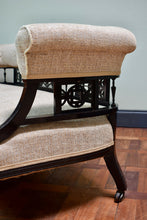 Antique Aesthetic Movment Late Victorian Ebonised Sofa