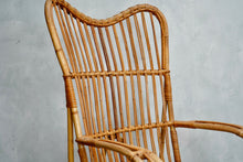Vintage Wicker Easy Chair