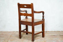 Antique 18th Century Oak Country Chair