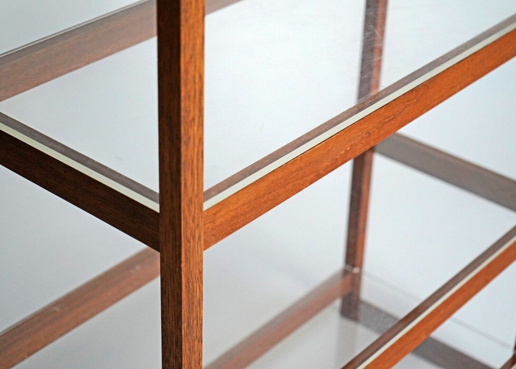 Teak & Perspex Shelving Unit – Stowaway London