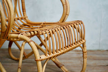 Vintage Wicker Easy Chair