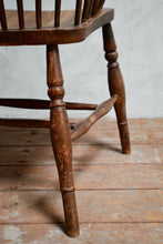 Antique 19th Century Elm Stick Back Windsor Chair