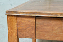 Vintage Oak Desk With Matching Captain Desk Chair